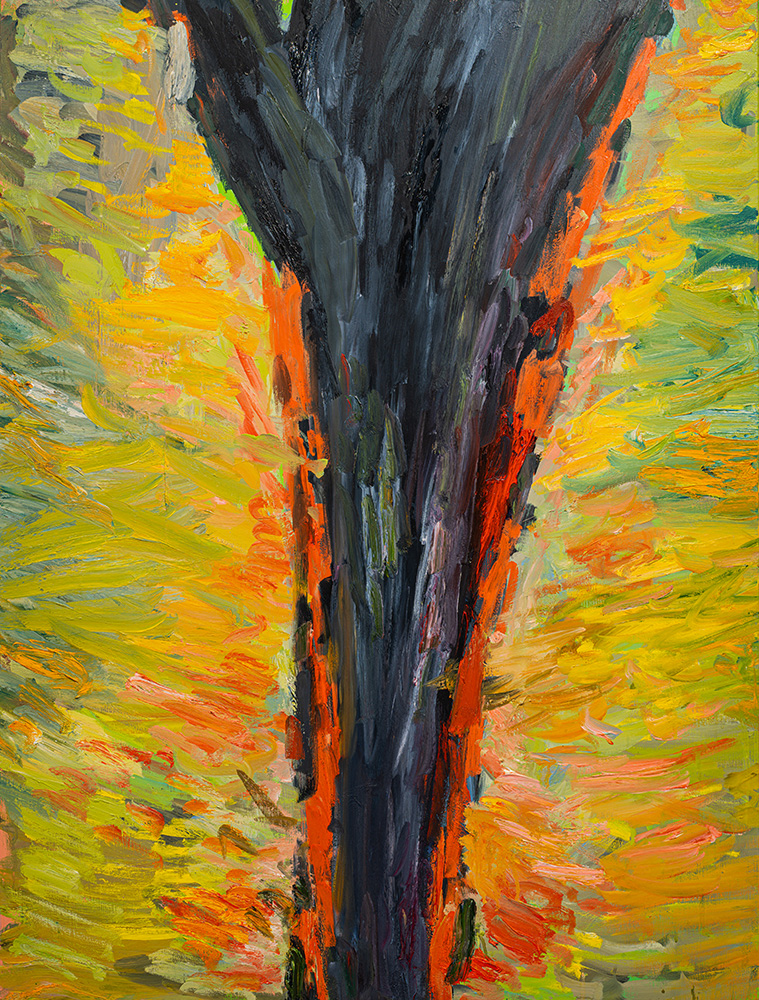 Kunigunda Dineikaitė. Medis kaip srovė. 100x70 cm., 2020m. foto Andrej Vasilenko